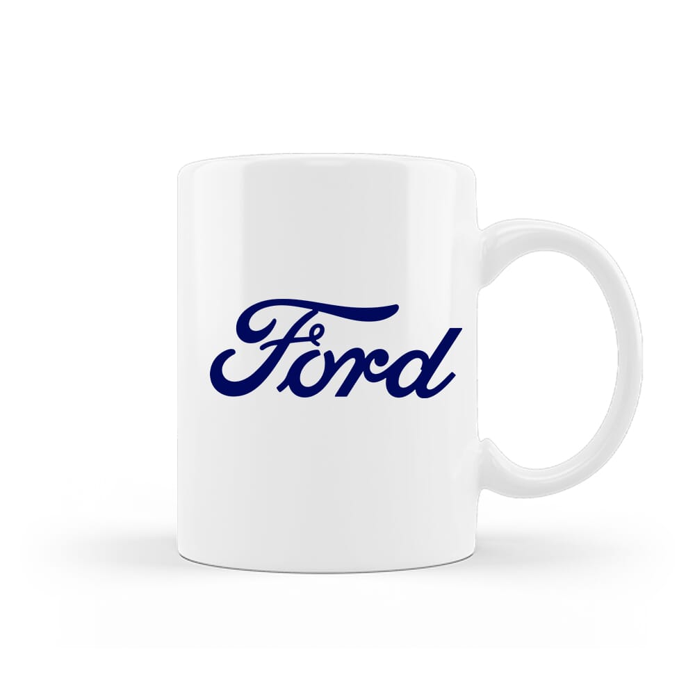 Ford Ceramic Coffee Mug - White